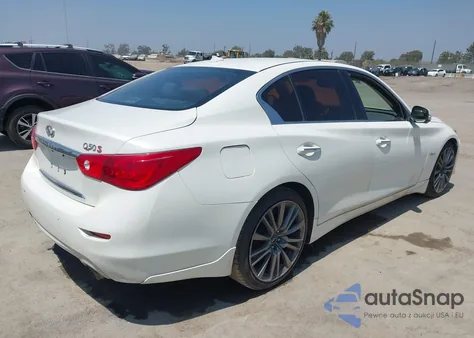 2017 Infiniti Q50 Red Sport 400 из США, поврежденный, VIN JN1FV7AP7HM851011